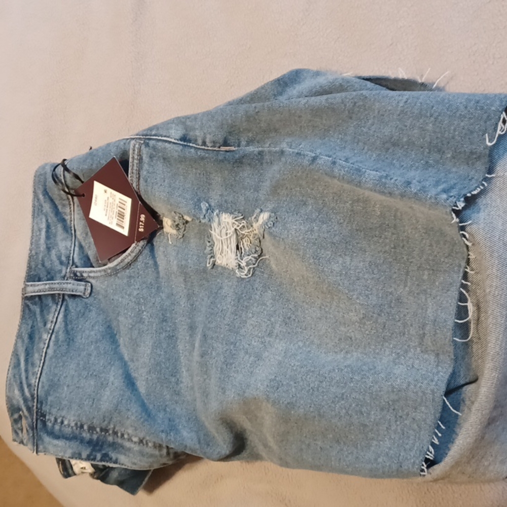 Size 24 denim shorts NWT